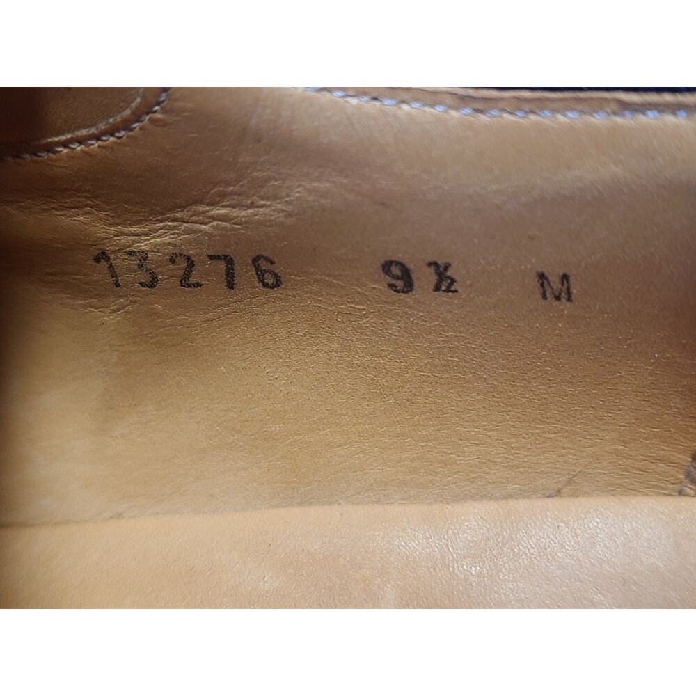 Magnanni Men’s Monk Strap 9.5M Cordovan Brown Burnished Leather Dress Shoes - Picture 10 of 11